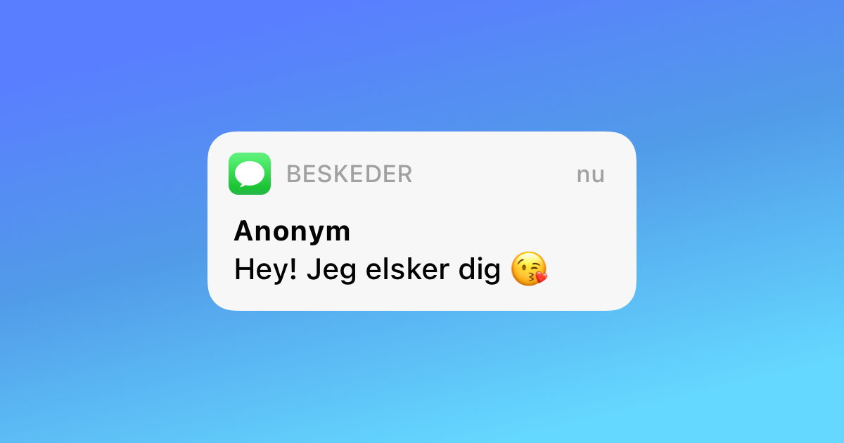 hvordan sende en anonym sms